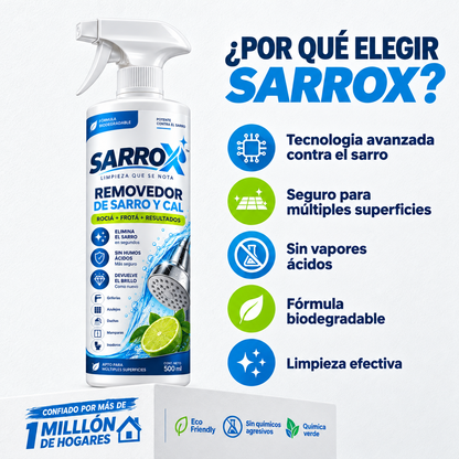 SARROX™ Removedor de Sarro y Cal — Limpieza que se Nota